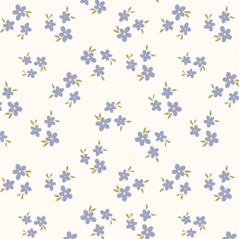 Flower Patch in Ivory | Hawthorne Supply Co Pastel Iphone Wallpaper, Simple Iphone Wallpaper, Flower Background Wallpaper, Kids Fabric, Macbook Wallpaper, Flower Patch, Ceramics Projects, Simple Flowers, Tiny Flowers