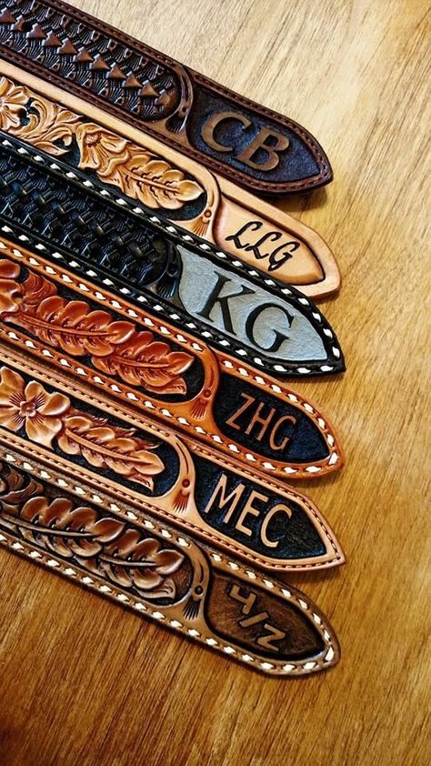 Western Leather Belts, Leather Belt Crafts, Custom Belts, Custom Leather Work, Leather Artist, Custom Leather Belts, Leather Working Patterns, Tooled Leather Belts, Leather Tooling Patterns