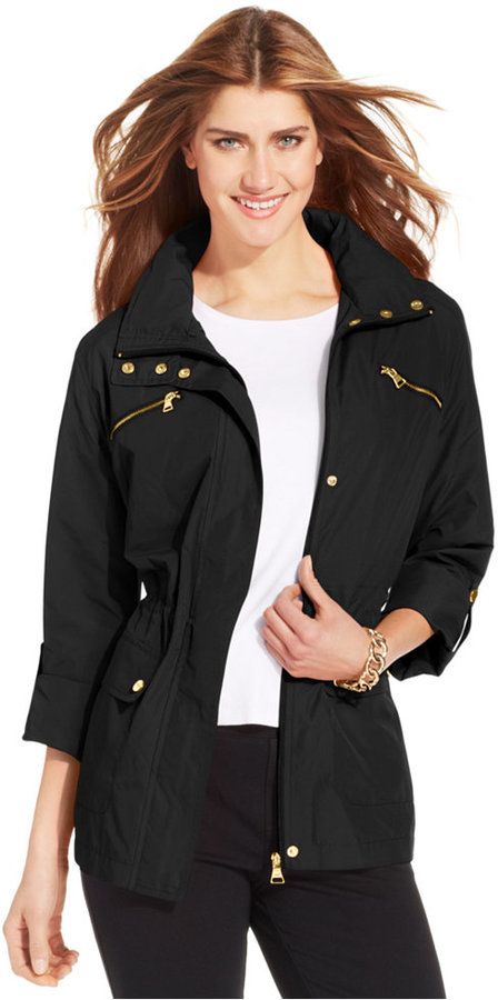 $45, Black Trenchcoat: Style Blazer Jackets For Women, Stylish Jackets, Anorak Jacket, Petite Outfits, Sports Jacket, Blazer Jacket, Black Fashion, Jackets For Women, Clothes For Women