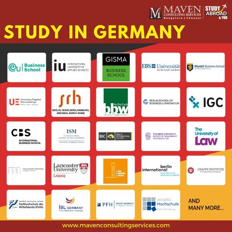 Germany University, German University, Education In Germany, German Literature, Study In Germany, University Abroad, Study Abroad Scholarships, University List, Ivy League Schools