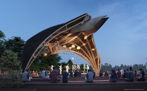 Urban park Open Theater on Behance Open Theater Landscape, Open Air Theatre Architecture, Amphiteather Outdoor, Outdoor Stage Design, Open Theater, Outdoor Theatre, Outdoor Movie Theater, Mexican Architecture, Theater Architecture