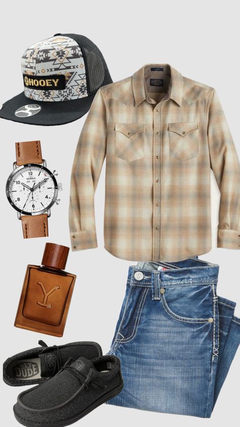 Country Guy Outfits, Jacket Outfits Men, Country Boy Outfits, Jean Jacket Outfits Men, Cowboy Outfit For Men, Cowboy Fashion, Guy Outfits, Guys Fits, Western Outfits Men