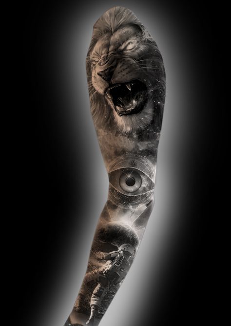 Lion , Galaxy , Eyes , Planets , Nebula , Astronaut , Space Anunnaki Tattoo, Lion Galaxy, Nebula Tattoo, G Tattoo, Galaxy Eyes, Astronaut Space, Unique Tattoo Designs, Unique Tattoo, Design Services