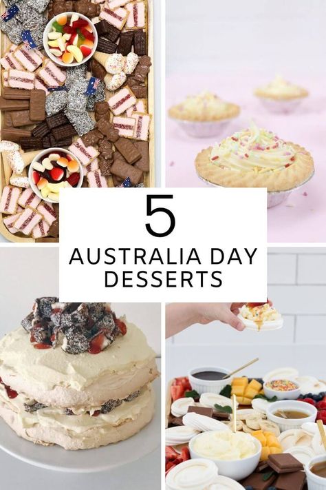 My top 5 Australia Day Desserts! - Oh So Busy Mum Australia Day Desserts, Sweet Platter, Australian Recipes, International Desserts, Fairy Bread, Recipe Icon, Country Recipes, Around The World Food, Themed Desserts