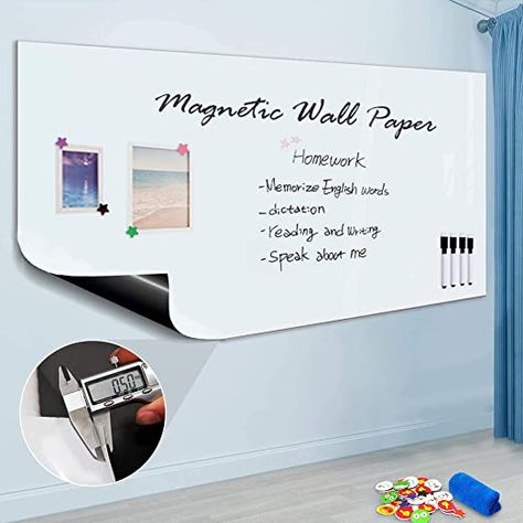 Magnetic Whiteboard Wall, Sticker For Wall, Whiteboard Sticker, Whiteboard Wall, Chalkboard Stickers, Blackboard Wall, Board Wallpaper, Magnetic Whiteboard, Whiteboard Marker