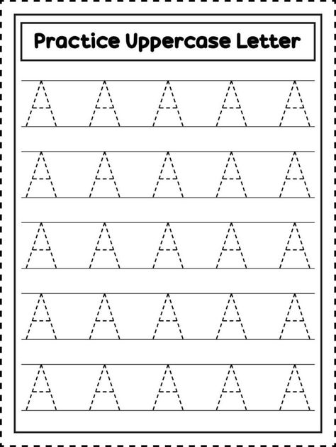 ABC Alphabet Letter Tracing. Uppercase letter A. Handwriting practice for preschool kids Tracing Letter A Worksheet, Letter A Tracing Preschool, Alphabet Worksheets Preschool Writing Practice, Letter A Tracing Worksheet, Abc Worksheets Preschool, Letter A Handwriting, Alphabet Tracing Worksheets Preschool, Letter Practice Preschool, Abc Tracing Worksheets