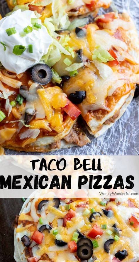 Homemade Mexican Pizza, Taco Bell Mexican Pizza Recipe, Copycat Taco Bell Mexican Pizza, Mexican Pizzas, Copycat Taco Bell, Mexican Pizza Recipe, Taco Bell Mexican Pizza, Taco Bell Recipes, Fun Dinner