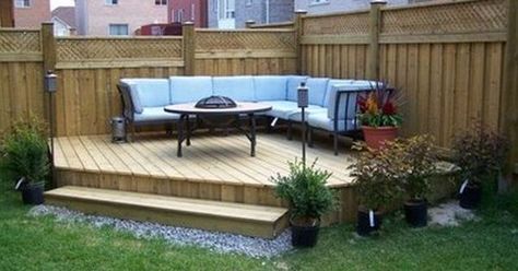 Corner Deck on Pinterest | Deck Benches, Decks and Deck Stairs Shed Inspiration, Cheap Landscaping Ideas, Backyard Ideas For Small Yards, Small Yard Landscaping, Budget Patio, Casa Exterior, Have Inspiration, Backyard Deck, Patio Landscaping