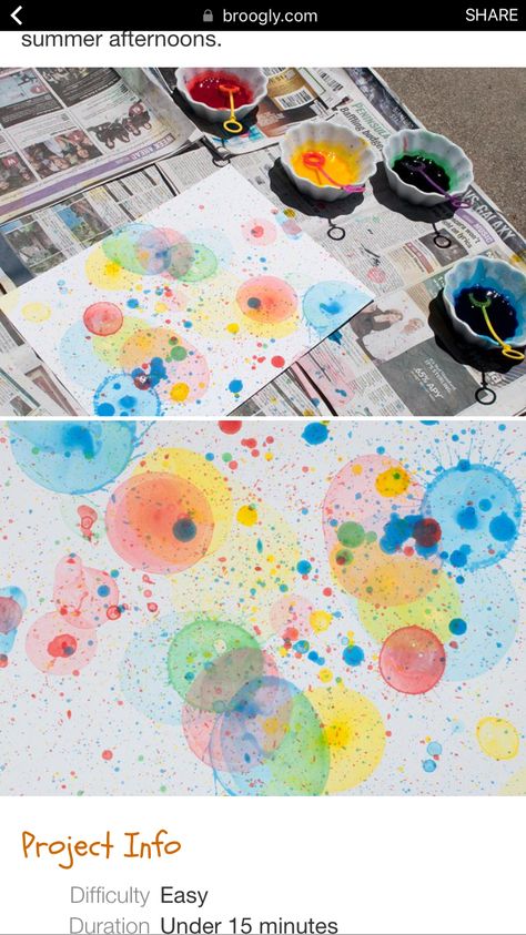 Bubble Art, Toddler Art, Camping Art, Process Art, Kid Activities, Preschool Art, Painted Stones, Kid Crafts, Toddler Crafts