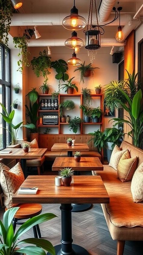 7 Fresh Ideas for Coffee Shop Interior Design to Inspire Your Next Project Urban Coffee Shop Design, Cosy Coffee Shop Interiors, Cafe Space Design, Internet Cafe Design Ideas, High End Coffee Shop, Small Space Coffee Shop, Student Coffee Shop, Coffee Shops Aesthetics, Small Coffee Shop Layout