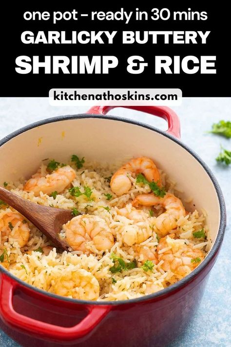 Shrimp Flavors, Shrimp And Rice Dishes, Easy Rice Side Dishes, Shrimp And Rice Recipes, Shrimp Rice, White Rice Recipes, Vegetarian Instant Pot, Healthy Vegetarian Dinner, Easy Vegetarian Dinner