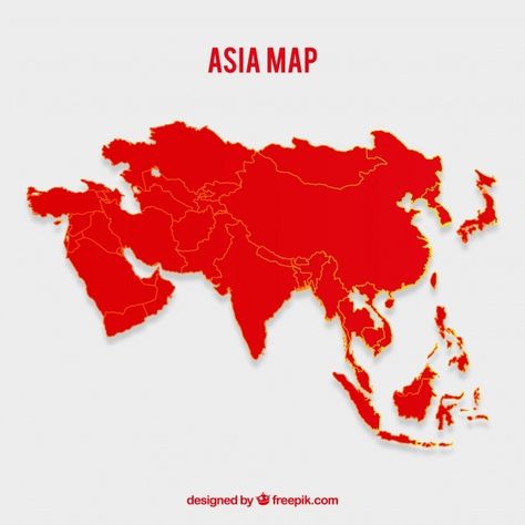 Map of asia in flat style | Free Vector #Freepik #freevector #map #silhouette #location #flat Asian Maps, Map Of Asia, Tourism Design, Map Silhouette, Australia Photography, Asia Continent, Asia Map, Famous Architecture, Map Background