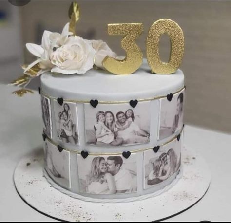 30th Anniversary Cake Ideas, 40th Anniversary Cake Ideas, 30 Cake Birthday Men, Man Cakes Birthday For Men 40, 30 Birthday Cakes For Women, Photo Cake Ideas Pictures, 30 Birthday Cake For Men, Cute Birthday Cake Ideas, Cake With Pictures