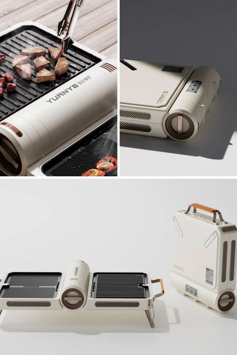 Foldable Product Design, Camping Suitcase, Futuristic Product Design, Camping Accessories Gadgets, Camp Design, Goods Design, Camping Design, Camping Products, Portable Barbecue