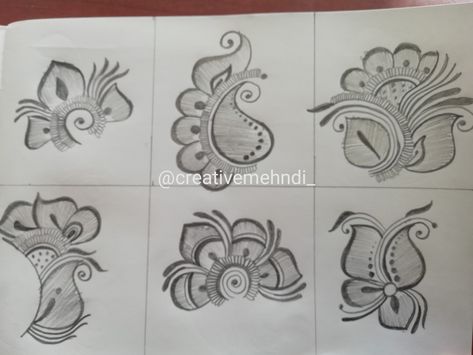 Arabic basic shapes for beginners | Pencil shading arabic basic shapes. Mehendi Basics For Beginners, Mehendi Pencil Designs, Basic Arabic Mehendi Designs, Mehendi Course For Beginners, Basic Mehndi Designs With Pencil, Mehendi Shapes For Beginners, Basic Mehndi Shapes, Mehendi Basic Shapes, Basic Rangoli Designs For Beginners