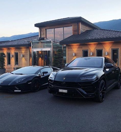 luxury, goals, cars, his and hers, dream, rich, fancy Black, Cars, Lamborghini, Sports, Luxury Aesthetic, Luxury Lifestyle, Sports Cars, Lifestyle, Vehicles