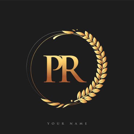 Vector of Initial logo letter PR with - ID:167615823 - Royalty Free Image - Stocklib Pr Tattoo Letter Design, Pr Name Logo, Pooja Name Dp Edit, Pr Logo Design Letter, Pr Logo Design, Rp Logo, Wellness Logos, Photo Name Art, Two Letter Logo