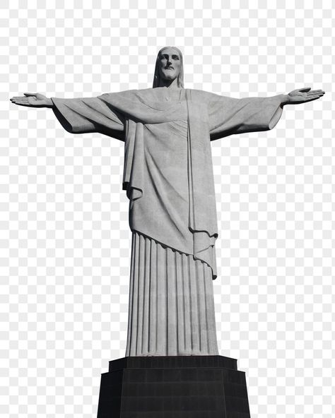 Rio Statue, Statue Png, Brazil Jersey, Jesus Christ Statue, Christ The Redeemer Statue, Jesus Statue, Statue Tattoo, Photo Elements, Christ The Redeemer