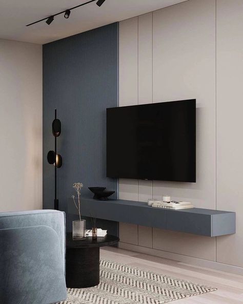 Tv Unit Bedroom, Modern Tv Unit Designs, Feature Wall Living Room, Tv Unit Interior Design, Modern Tv Units, Tv Room Design, Living Room Design Inspiration, Tv Wall Design, Interior Wall Design