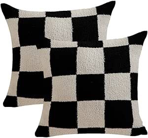 White Couches, Home Sofa, Garden Pillows, Checkerboard Pattern, Small Pillows, Cushion Pattern, Perfect Pillow, Couch Pillows, Black Decor