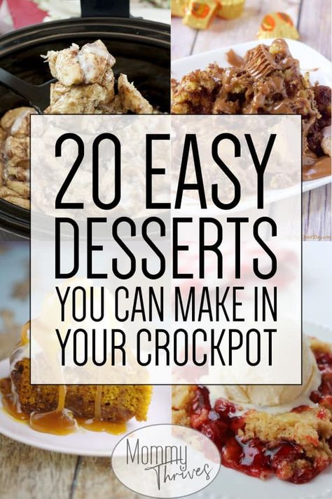 Crock Pot Desserts Easy, Slow Cooker Dessert Recipes, Slow Cooker Dessert, Crockpot Dessert, Crockpot Cake, Crockpot Desserts, Casserole Crockpot, Crockpot Dessert Recipes, Slow Cooker Recipes Dessert