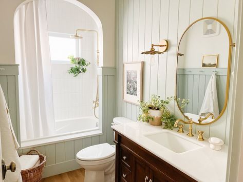 Beadboard ceiling