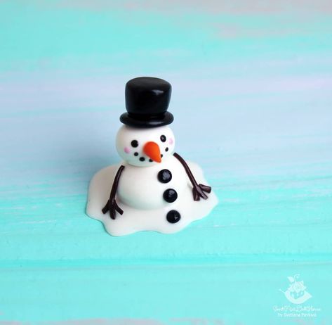 Sweetminidollhouse on Instagram: “Miniature melting snowman ⛄ Full video on my YouTube channel Sweetminidollhouse:  https://www.youtube.com/channel/UC9xYiFTPZZW_lBSnptT5L-g…”