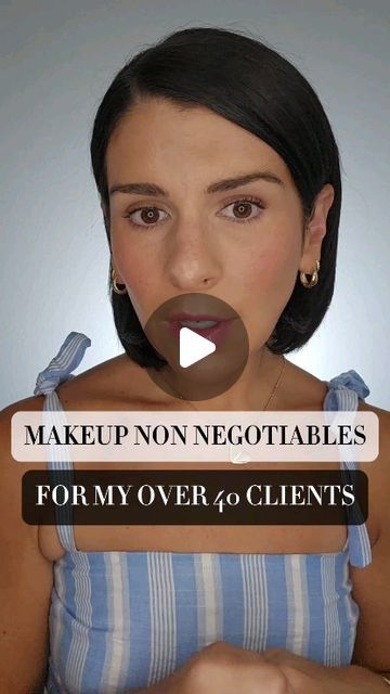 Kate | Makeup Tips on Instagram: "My Makeup Non Negotiables for My Over 40 Clients
A few of the things that I will always do to ensure you feel like the best version of you! 🤍🤍

#makeupprep #makeupover40 #beautyover40 #beautysecrets #promakeup #promua #mua #facialoil" Makeup Ideas For Over 40 Over 40, Anti Aging Makeup Look Younger, Over 40 Glam Makeup, Natural Holiday Makeup, 35+ Makeup, Over 40s Makeup, Makeup That Makes You Look Older, 40 Year Old Makeup Tutorials, Makeup For Over 40 How To Apply