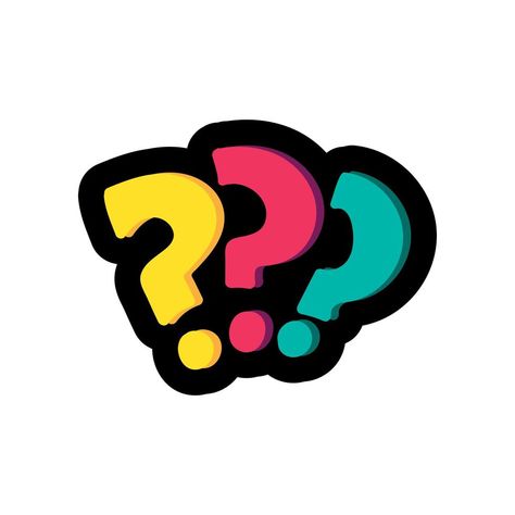 Question marks flat color illustration Question Mark Illustration, Question Logo, Question Aesthetic, Flat Color Illustration, Question Mark Logo, Question Icon, Kids Questions, Random Doodles, Question Marks