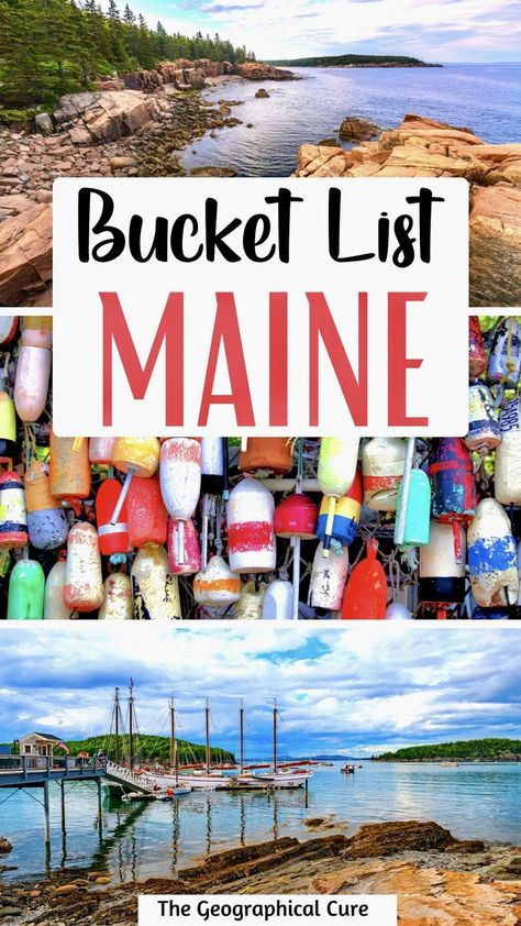 Maine Bucket List, Vacation In Maine, Things To Do In Maine, Portland Maine Travel, Maine Road Trip, Vintage Seaside, Baxter State Park, Visit Maine, New England Road Trip