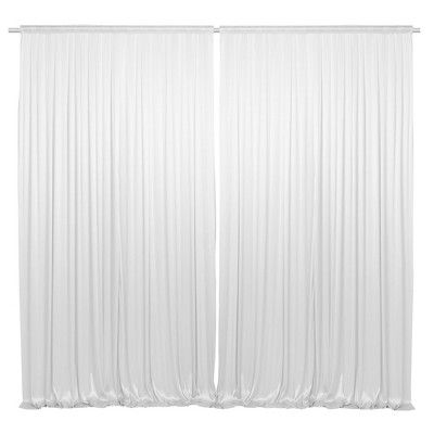 Create memories to last a lifetime by adding Lann’s Linens satin photo booth and photography backdrop curtains to your next event. Set of 2 backdrop panels are available in two sizes, 5 ft x 7 ft or 5 ft x 10 ft. Featuring a solid, shiny, polyester satin fabric with beautiful draping. These satin curtains are perfect for decorating wedding cake tables and buffets, birthday gift tables, bridal and baby showers, themed parties, New Year’s celebrations, and more. Make a long-lasting impression on y Wedding Cake Tables, Backdrop Panels, Wedding Photo Background, Satin Curtains, Dramatic Background, Backdrop Curtains, Decorating Wedding, Cake Tables, Photo Booth Background