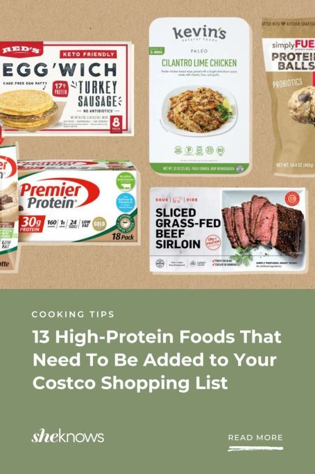 Best High-Protein Foods at Costco: High Protein Foods At Costco, Costco For Diabetics, Costco High Protein Meals, Costco Protein Snacks, Costco High Protein Shopping List, Costco Protein Finds, High Protein Shopping List, Costco High Protein, Protein Shopping List