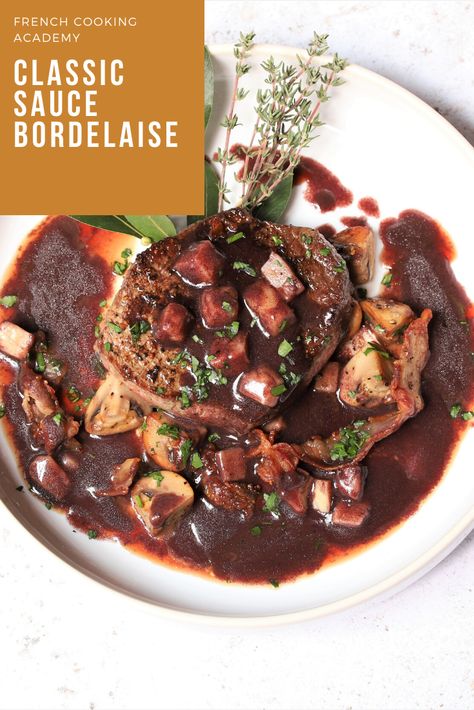 Bordelaise Sauce, Sides Recipes, French Recipes, Wine Dinner, Salad Sauce, Herbs Spices, French Bistro, French Cooking, I Want To Eat