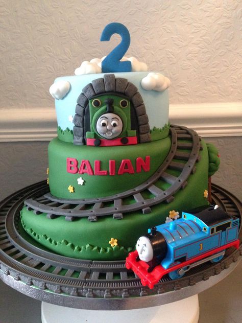 Thomas The Tank Engine Cake. Ty Coffi Cakes Moving Train Cake Ideas, Thomas Tank Engine Cake, Thomas Train Birthday Cake, Thomas The Train Birthday Cake, Thomas And Friends Cake, Thomas Birthday Cakes, Thomas The Tank Engine Cake, Thomas The Train Cake, Thomas Cake