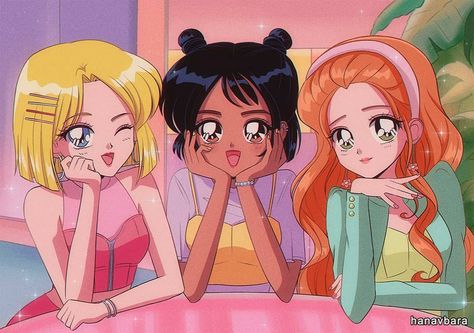 Kawaii Animation, 90 Anime, Anime Head, Cartoon Girls, Style Anime, Totally Spies, Old Anime, Dessin Adorable, 90s Anime