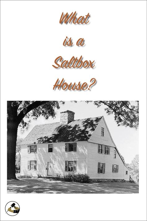 What on earth is a saltbox house and why should I know?  #homeowner #homeimprovement  #oldhouse #oldhome #historichouse #historichome #thecraftsmanblog #austinhistorical #vintage #vintagehome #blog #blogger #homerenovation #diy #howto  #homestyle #saltbox #saltboxhouse Small Mediterranean House Plans, Saltbox Houses Exterior, Small Mediterranean House, Saltbox House Plans, Cozy Family Home, Colonial House Interior, Home Architecture Styles, England Architecture, Salt Box House