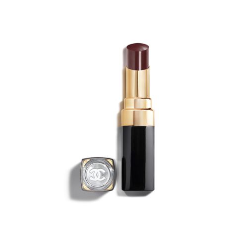 ROUGE COCO FLASH Hydrating Vibrant Shine Lip Colour 102 - NOIR MODERNE | CHANEL Chanel Rouge Coco Flash, Mac Ruby Woo, Make Up Primer, Perfume Versace, Perfume Chanel, Chanel Fragrance, Chanel Lipstick, Chanel Rouge, Chanel Store