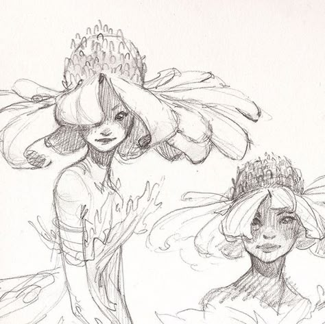 Flower Faries Drawings, Fae Aesthetic Art, Fairy People Drawings, Fae Drawings Faeries, Fairy’s Drawing, Flower Fairy Dress Drawing, Sketches Of Fairies, Fairies Drawing Aesthetic, Pretty Fairy Drawing