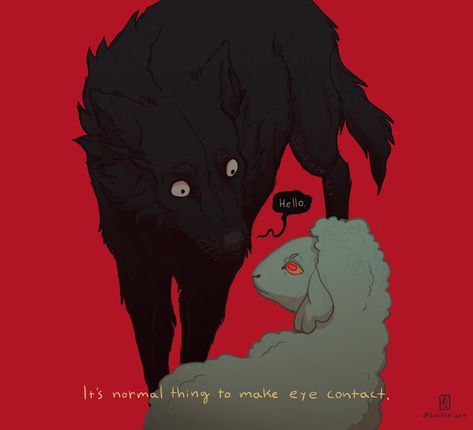 Weird Wolf Art, Susitse. Art Wolf, Dog Horror Art, Creepy Wolf Art, Susitse. Art, Dog Hybrid Oc, Hybrid Oc, Arte Indie, Canine Art