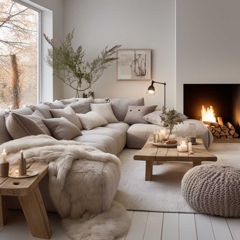 4+ Warm & Welcoming Scandinavian Living Room Design Inspirations • 333+ Images • [ArtFacade] House Inspo Scandinavian, Swedish Interior Design Living Room, Rustic Nordic Living Room, Wooden Scandinavian Interior, Scandifornian Style Living Room, Natural Cosy Living Room, Nordic Boho Living Room, Scandinavian Cabin Living Room, Danish Living Room Hygge