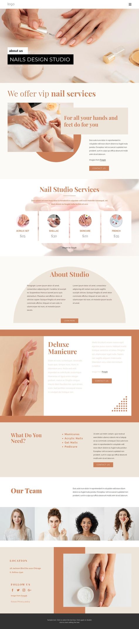 Professional nail art Web Page Design Website Design Inspiration Layout, Nail Salon And Spa, Business Nails, Web Page Design, Nail Art Salon, Art Web, Professional Nail Art, Webpage Design, Web Layout Design