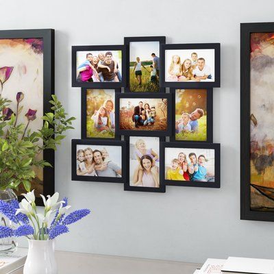 Family Hallway, Big Photo Frames, Photo Frames For Wall, Puzzle Picture Frame, Family Picture Collages, Window Frame Picture, Hallway Gallery, Hallway Gallery Wall, Collage Picture Frame