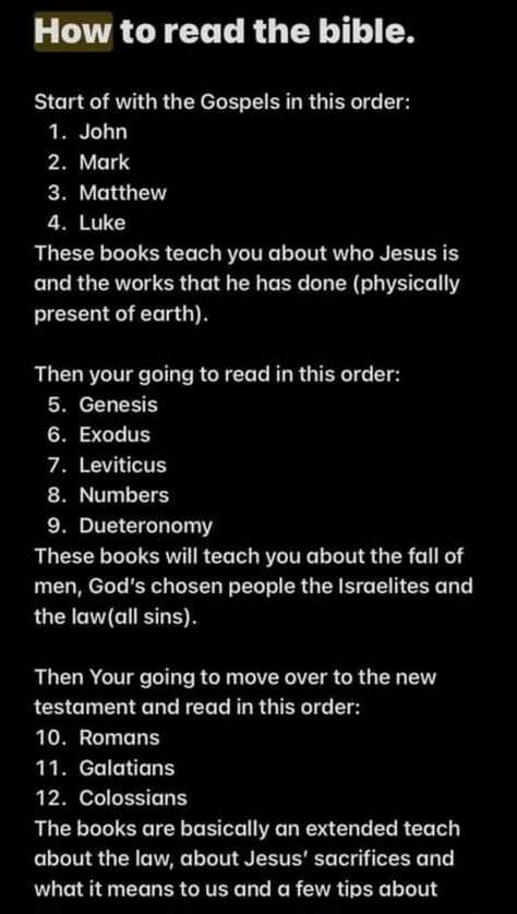 How To Read New Testament, Episcopal Bible Study, 777 Bible Meaning, Bible Chapters For Beginners, What Bible Chapter To Read, Learning About God For Beginners, Scripture For Bad Days, Things To Ask God For, Christian Things To Put In Bio