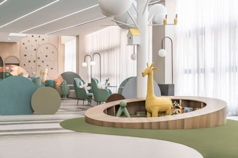 CIFI RENCENT GROUP CYF KINDERGARTEN by MOD-DESIGN | Kindergartens / day nurseries Kindergarten Architecture Concept, Kindergarten Architecture, Concept Interior Design, Kindergarten Interior, Nursery Interior Design, Wooden Playground, Kids Cafe, Mod Design, Kindergarten Design