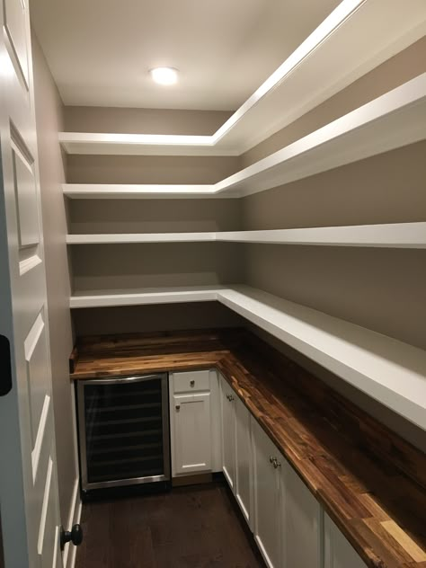 Very Narrow Pantry, Pantry And Office Combo, Mini Fridge In Pantry, 4 X 5 Pantry Layout, 6x8 Pantry, Pantry With Freezer Inside, Kitchen With Pantry Layout, Kitchen With Butlers Pantry Layout, Long Narrow Pantry