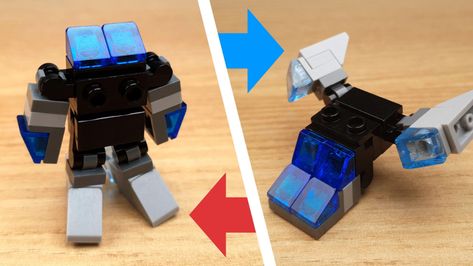 Lego Transformers Instructions, Lego Mech Instructions, Lego Mech Head, Lego Robot Moc, Lego Transformers Moc, Diy Lego, Lego Mecha Instructions, Robot Craft, Lego Transformers