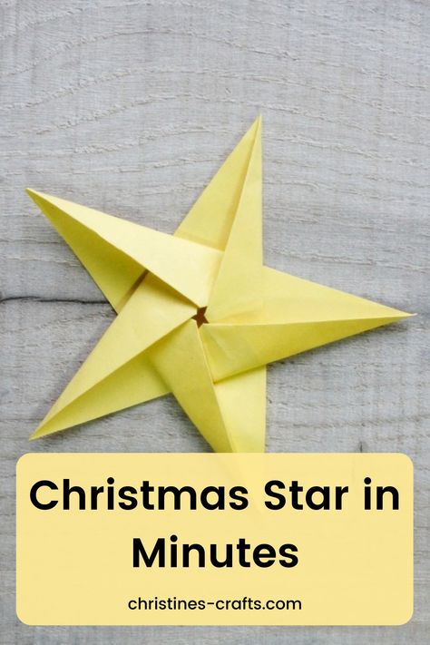 Christmas Paper Origami, Handmade Star Ornaments, Tin Foil Stars, Paper Folding Christmas Decorations, Origami Paper Stars Step By Step, Fabric Christmas Star Ornaments Diy, Paper Star Garland Christmas, Quick Xmas Crafts, Paper Folded Stars