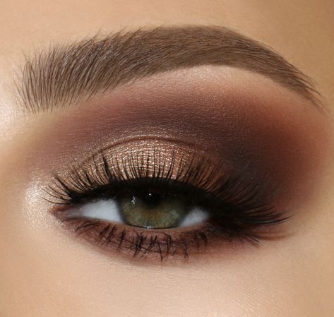 Machiaj Smokey Eyes, Make Up Designs, Ball Makeup, Brown Smokey Eye, Eye Makeup Images, Wedding Eye Makeup, Brown Smokey, Eye Makeup Pictures, Makijaż Smokey Eye