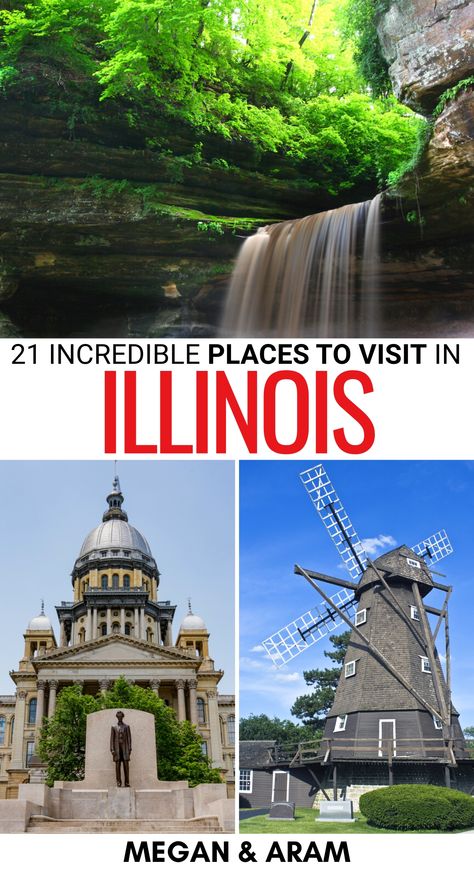 Illinois Travel Weekend Getaways, Illinois Things To Do, Hidden Gems In Illinois, Champagne Illinois, Things To Do In Illinois, Utica Illinois, Travel Illinois, Illinois State Parks, Northbrook Illinois