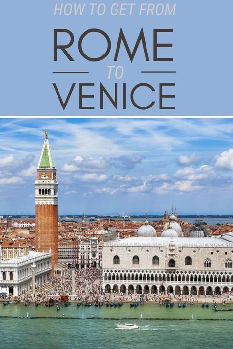 Rome To Venice By Train, Venice To Rome Itinerary, Rome Airport, Italy Trip Planning, Rome Itinerary, Day Trips From Rome, 3 Days Trip, Scenic Train Rides, Train Route